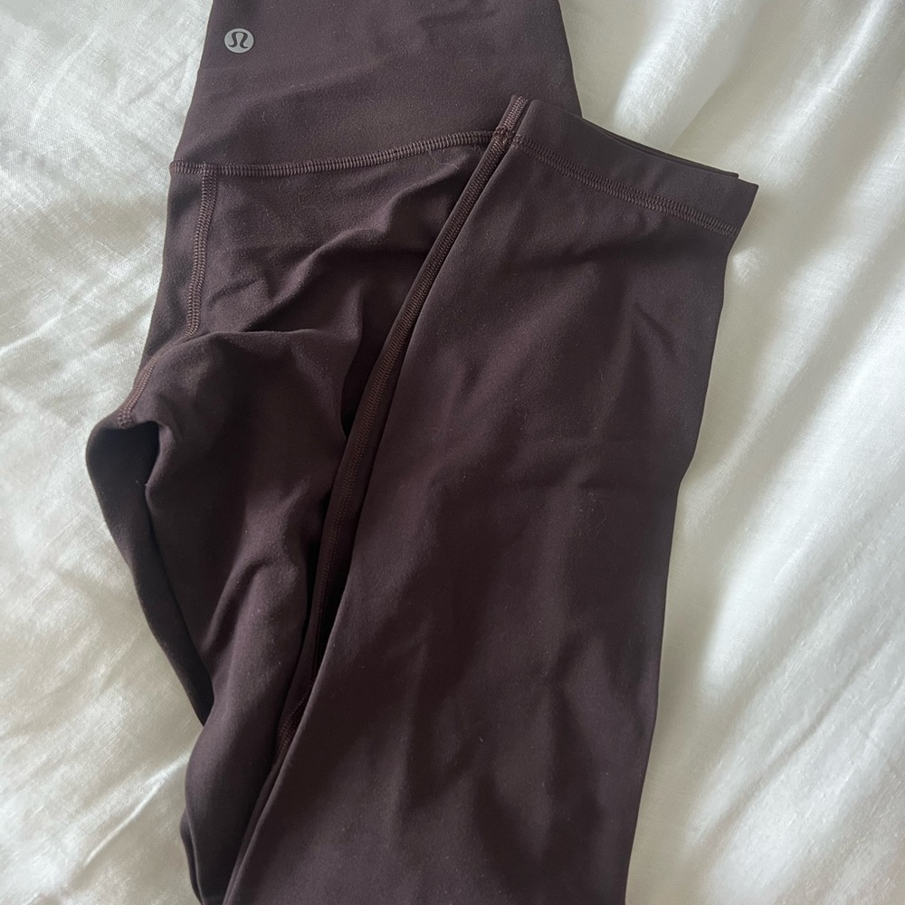 lululemon athletics brown align leggings 25”